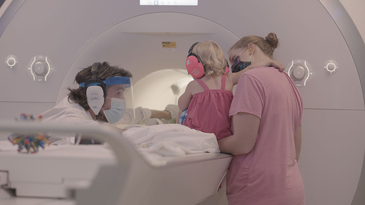 Baby on fMRI